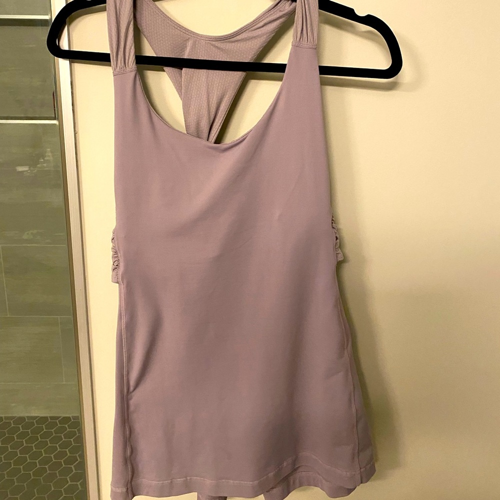 LULULEMON pale lavender workout tank